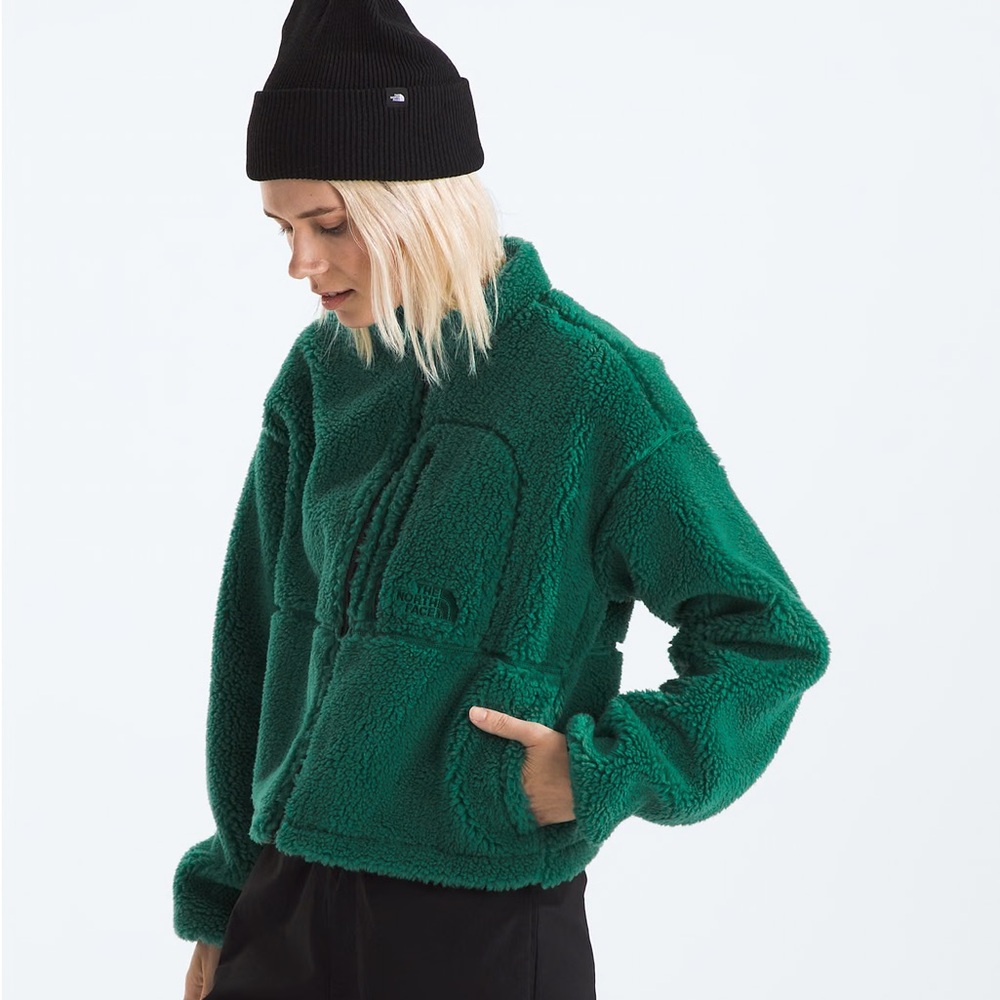 The North Face Cozy Green Fleece Jacket